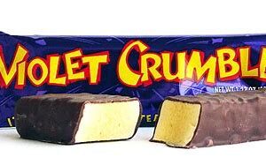 Violet Crumble Shattering Chocolate Coated Honeycomb